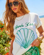 Apres Sea Cotton Graphic Short Sleeve Tee