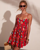 Wildflower Way Fit and Flare Mini Dress