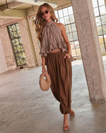 Kerri Satin Balloon Pants
