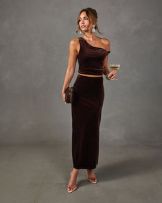 Dream Lover Velvet Maxi Skirt