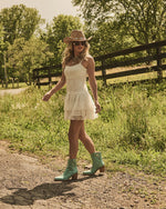 Dusty Ember Laser Cut Western Booties