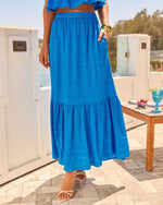 Harbor Romance Tiered Maxi Skirt
