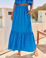 Harbor Romance Tiered Maxi Skirt