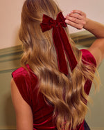 Rosiee Velvet Bow Hair Clip