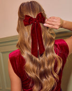 Rosiee Velvet Bow Hair Clip