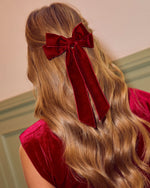 Rosiee Velvet Bow Hair Clip