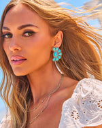 Gilded Coast Turquoise Earrings