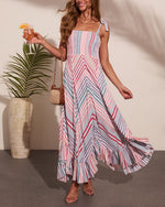 Sunkissed Riot Striped Maxi Dress