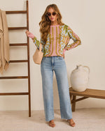 Velera Abstract Novelty Print Sweater