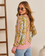 Velera Abstract Novelty Print Sweater