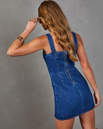 Willow Western Denim Mini Dress