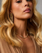 Stardust Muse Rhinestone Tennis Necklace