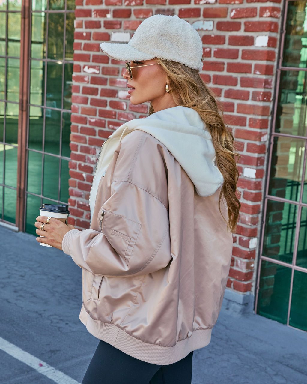 Campus Oversized Hooded Bomber Jacket – VICI