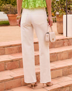 Pearl % VICI Icon Super Stretch High Rise Straight Color Jeans-4