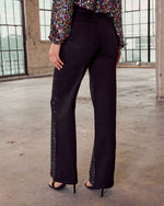 City Pulse Stretch Embellished Straight Leg Jeans