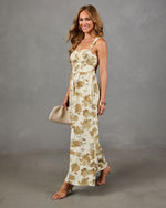 Serene Pathway Abstract Print Jumpsuit