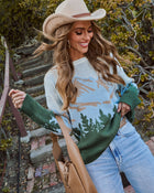 Alpine Summit Knit Abstract Sweater