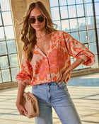 Fresh Intent Printed Cardigan