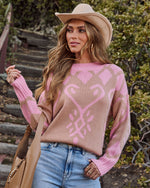 Winter Charm Knit Fair Isle Sweater