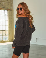 Detroit Lions Fleece Off the Shoulder Graphic Sweatshirt