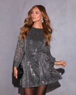 Denyce Waist Tie Mini Dress