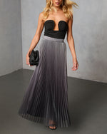 Sweet Dreams Pleated Maxi Skirt