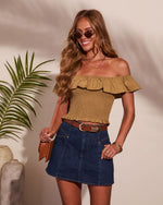 Arrival Lounge Denim Mini Skort