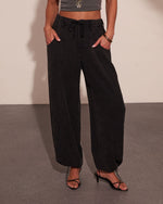 Loela Mid Rise Drawstring Joggers