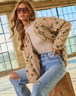 Belenda Print Fleece Jacket