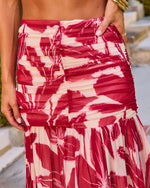 Bloom Path Floral Maxi Skirt