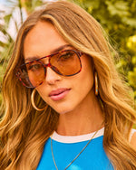 Sunny Glow Aviator Sunglasses