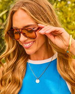 Sunny Glow Aviator Sunglasses