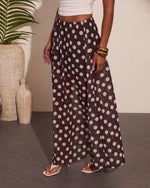 Miska Polka Dot Maxi Skirt