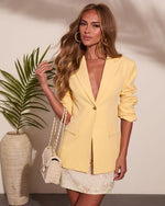 Emiliah Single Button Blazer