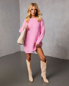Isaura Cable Knit Sweater Dress