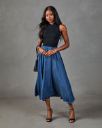 Meriah Color Block Maxi Dress