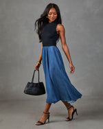 Meriah Color Block Maxi Dress