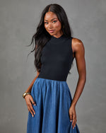 Meriah Color Block Maxi Dress