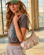 Palime Quilted Vegan Leather Crossbody Bag