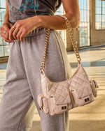 Palime Quilted Vegan Leather Crossbody Bag