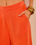 Santa Mariah Linen Blend Wide Leg Pants