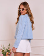 Sidney Braided Trim Twill Jacket