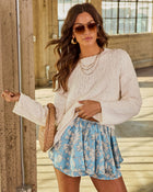 White % Styled Softly Oversized Knit Sweater-1