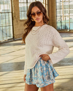 White % Styled Softly Oversized Knit Sweater-3