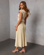 Chanley Striped Midi Dress