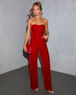 Midnight Solstice Velvet Jumpsuit