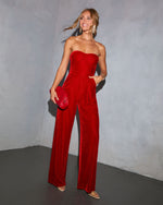 Midnight Solstice Velvet Jumpsuit