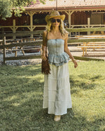 Stevie Rae Drawstring Maxi Skirt