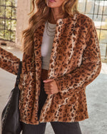 Sanderson Faux Fur Leopard Print Jacket