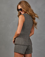Windsor Lane Plaid Vest Top